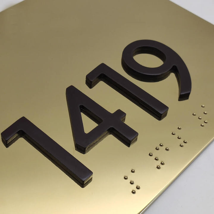 Custom Braille Plaques & Signs: Personalized Braille Signage Solutions for Home, Office, and ADA Compliance - BacklitLEDsign