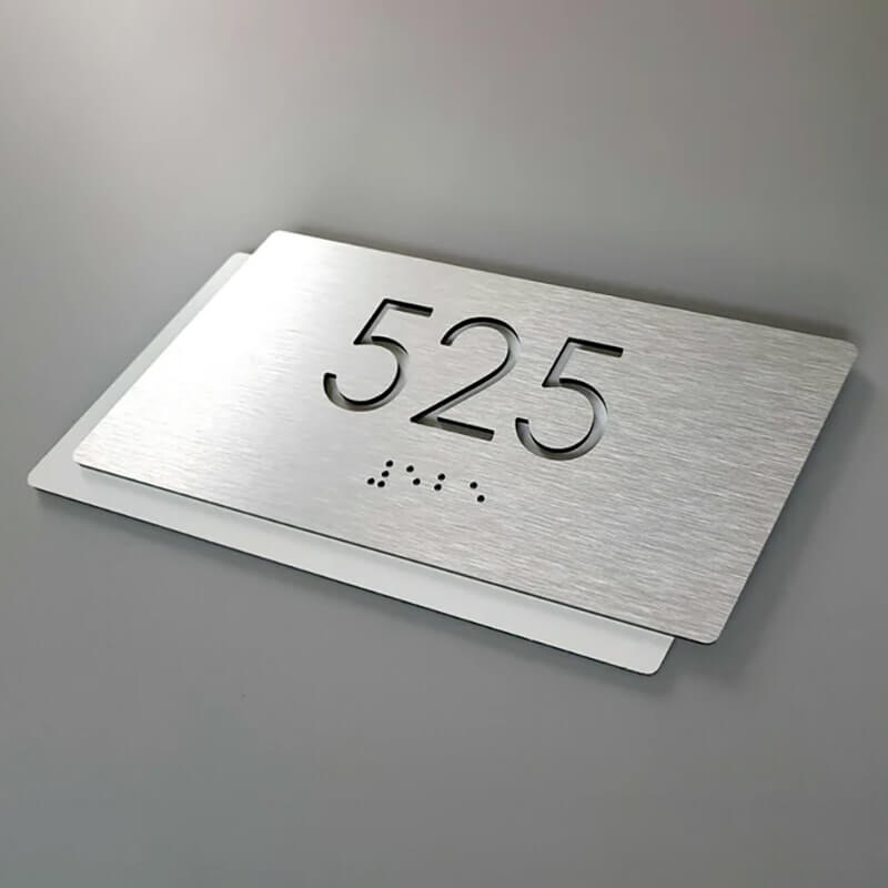 Custom Braille Plaques & Signs: Personalized Braille Signage Solutions for Home, Office, and ADA Compliance - BacklitLEDsign
