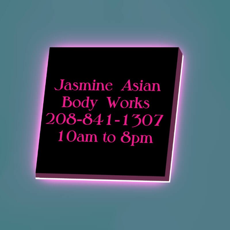 Custom Light Box LED Light Advertising Board Sign Logo Signs Shop Bar Cafe Tea Salon Decor Billboard Home Art Decoration Cabinet Signage - BacklitLEDsign