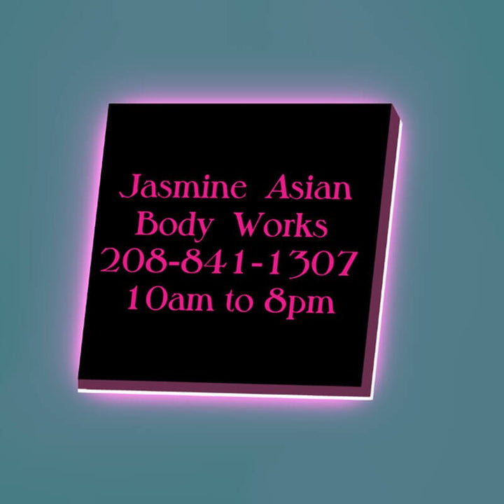 Custom Light Box LED Light Advertising Board Sign Logo Signs Shop Bar Cafe Tea Salon Decor Billboard Home Art Decoration Cabinet Signage - BacklitLEDsign