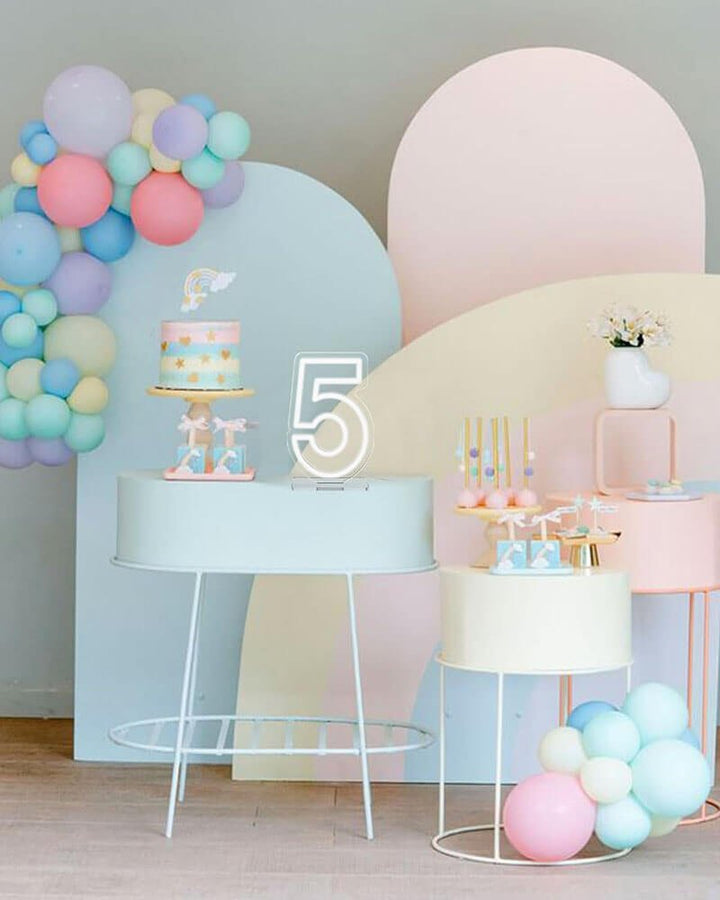Custom Neon Birthday Numbers – LED Glowing Age Sign for 18th/21st/30th Parties, Color Changing & Dimmable - BacklitLEDsign