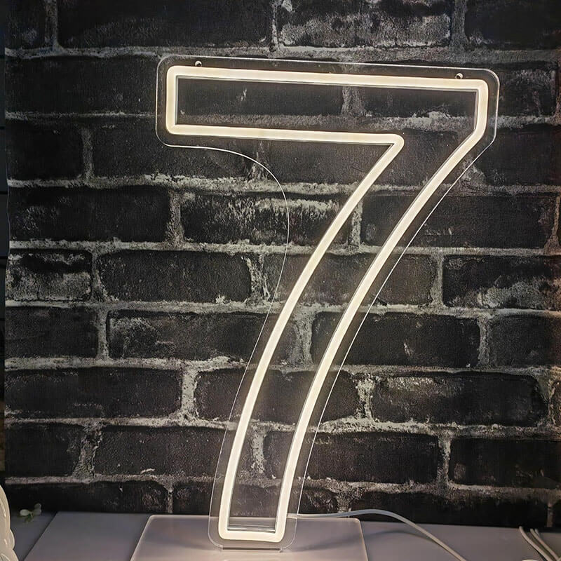 Custom Neon Light Numbers – RGB Color - Changing LED House Sign, Waterproof & Dimmable (Indoor/Outdoor) - BacklitLEDsign