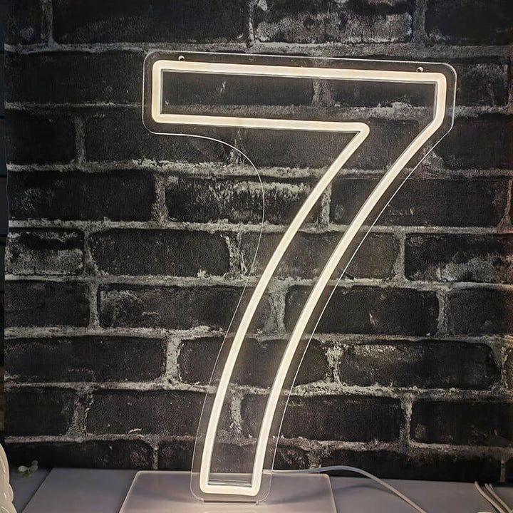 Custom Neon Light Numbers – RGB Color - Changing LED House Sign, Waterproof & Dimmable (Indoor/Outdoor) - BacklitLEDsign