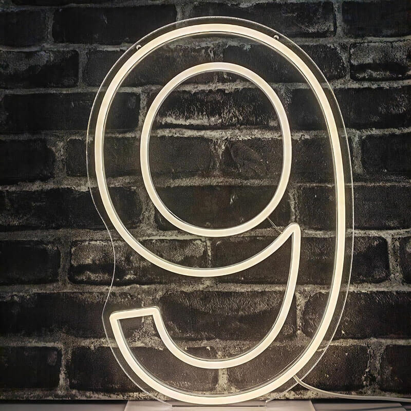 Custom Neon Light Numbers – RGB Color - Changing LED House Sign, Waterproof & Dimmable (Indoor/Outdoor) - BacklitLEDsign