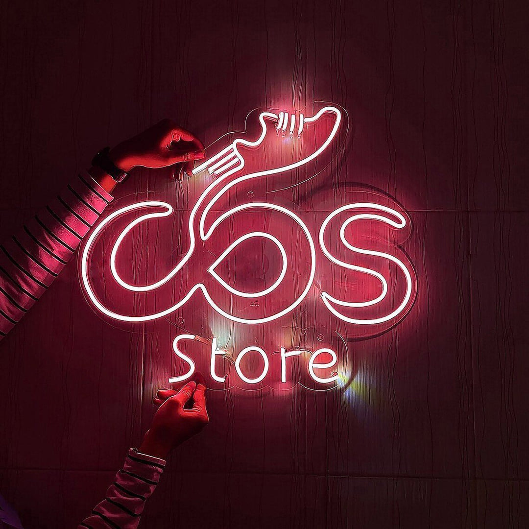 Neon Sign LED Neon Display for Restaurant Beauty Salon Gyms and Fitness Stuido Neon Illuminated Sign Company Logo - BacklitLEDsign