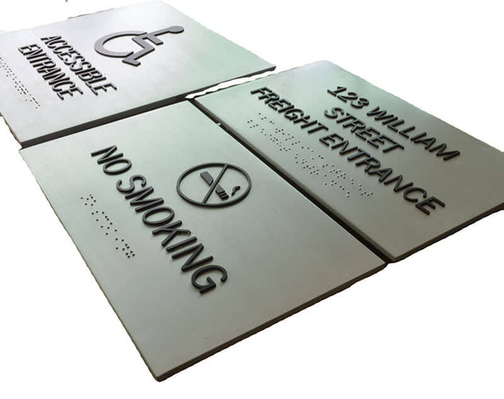 Personalized Braille Wall Signs: Elegant Tactile Solutions for Homes Businesses Enhanced Accessibility in Every Space - BacklitLEDsign