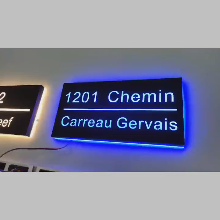 light up address numbers backlit address numbers illuminated address signs light up address signs house number light box led address plaque address wall plaque illuminated street numbers