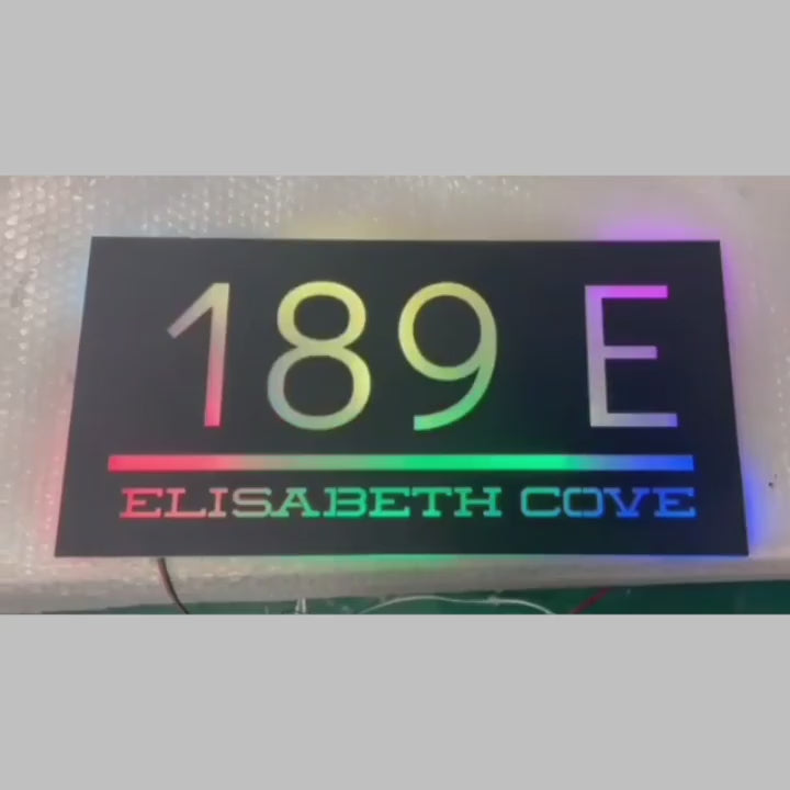lighted house numbers backlit house numbers illuminated house numbers led house numbers address sign for yard solar house numbers