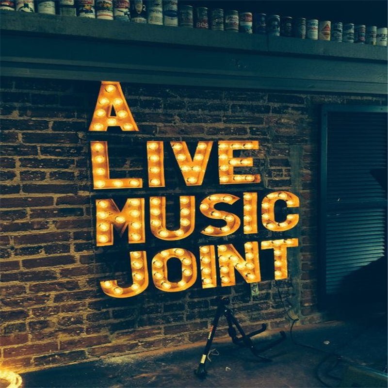 Vintage Marquee Letters with Lights | Romantic Night Decor | DIY Wedding & Event Alphabet Signs | Stylish Home Party Lamps - BacklitLEDsign