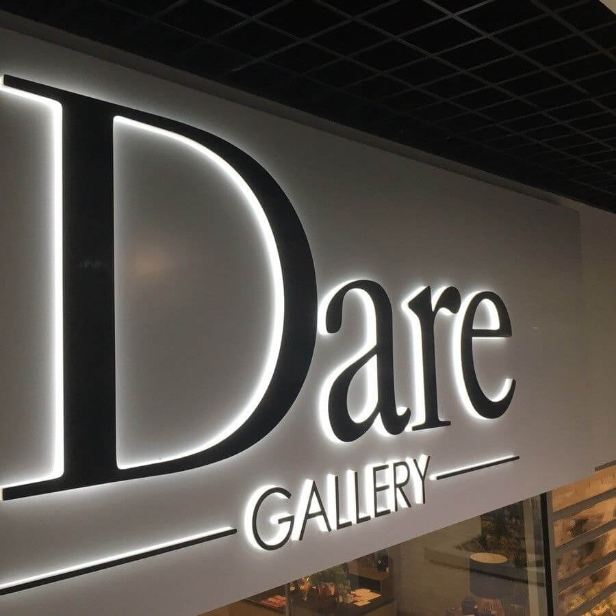 backlit office signs led store front signs