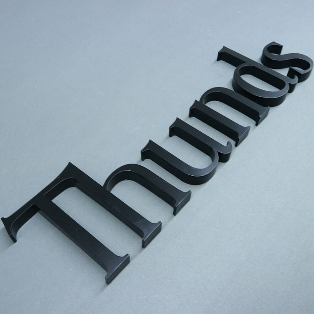 metal letter personalized metal sign custom metal signs near me