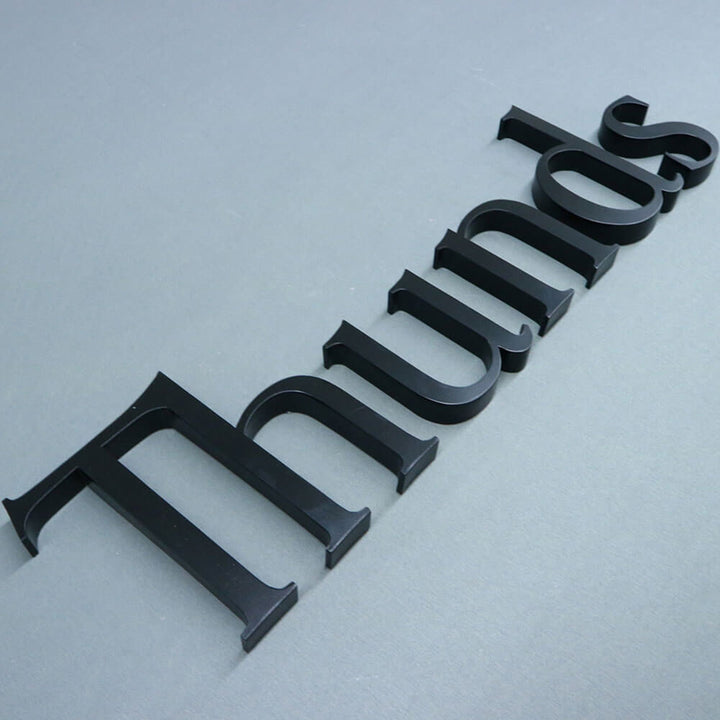 metal letter personalized metal sign custom metal signs near me