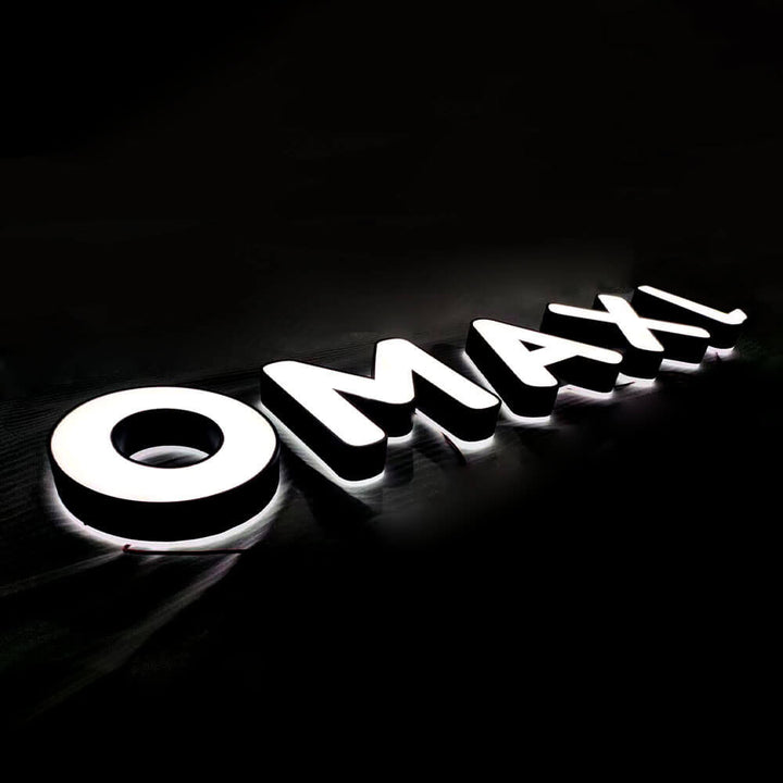 Company Acrylic Signs Frontlit and Backlit Electric 3D LED Acrylic Letter Sign Face-lit Signs and Backlit Logo Signs Lighted Business Signs - BacklitLEDsign