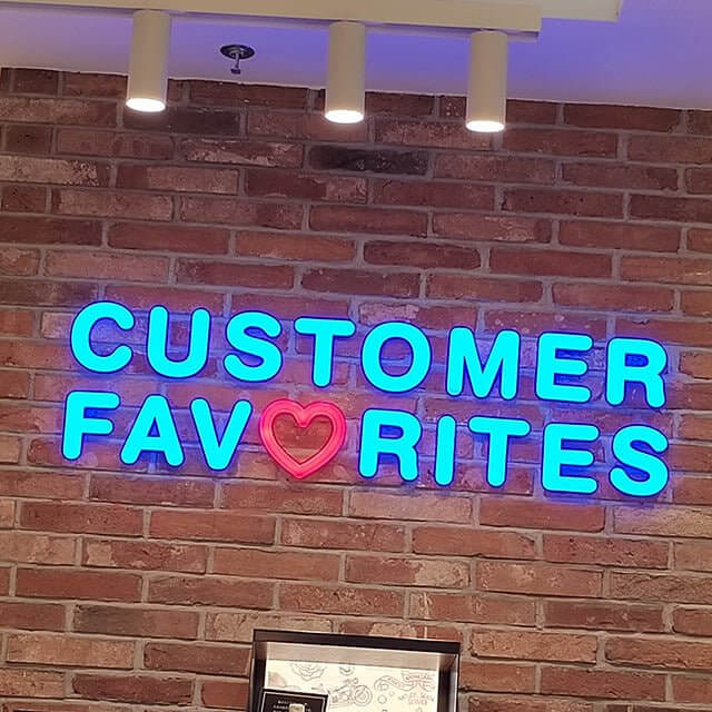acrylic sign displays acrylic letter signage