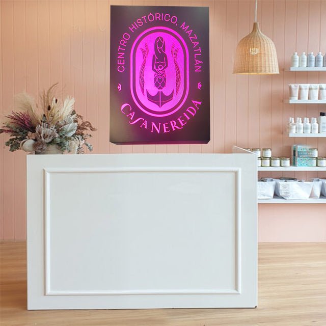 Custom Backlit 3D Buseinss Sign- backlit signage box
