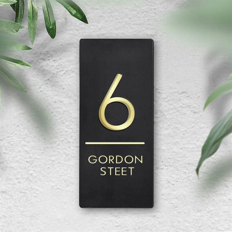 light up address signs house number light box address wall plaque