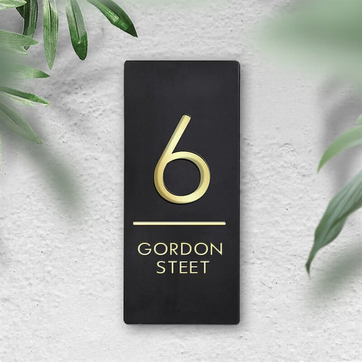light up address signs house number light box address wall plaque