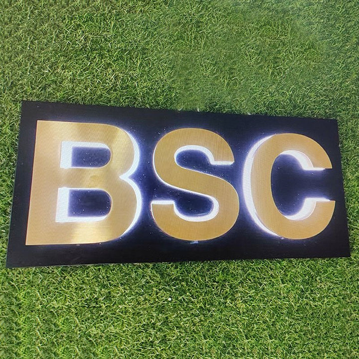 backlit letters backlit laser cut metal signs