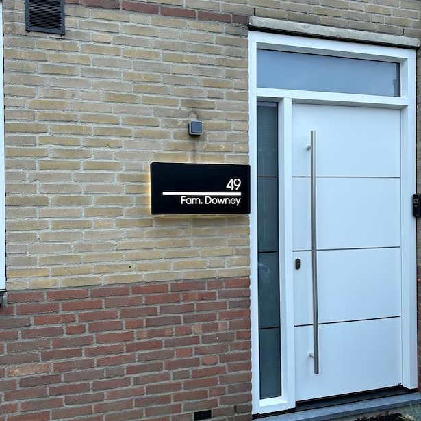 outdoor numbers address plaque illuminated address sign led address plaque