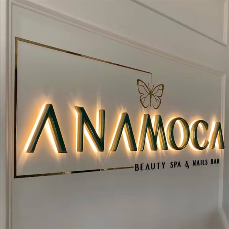 commercial real estate banners commercial storefront sign backlit wall sign