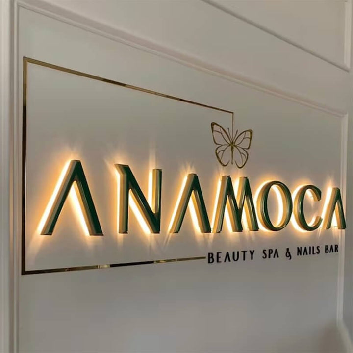 commercial real estate banners commercial storefront sign backlit wall sign