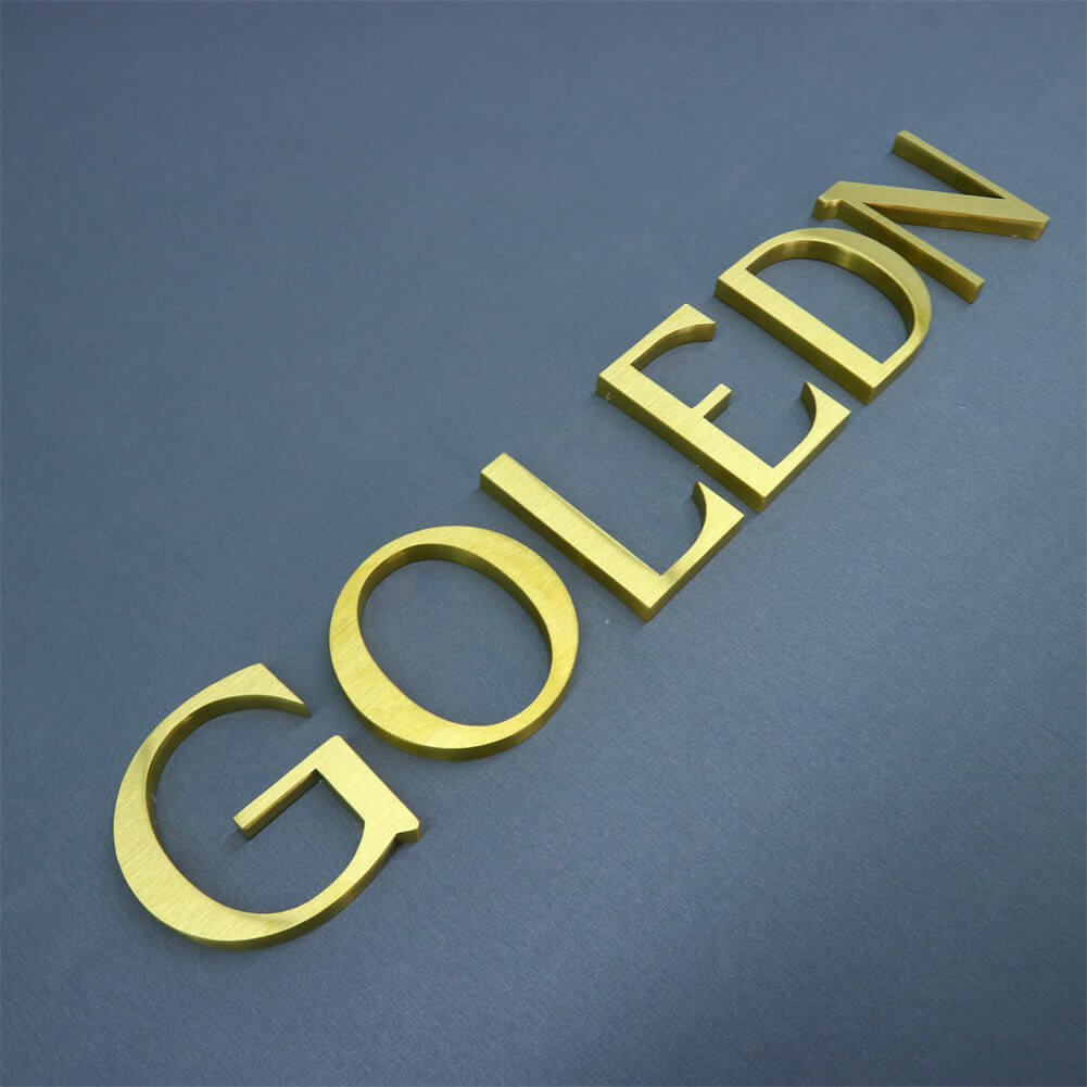 Custom Laser Cut 3D Stainless Steel Wall Logo Business Sign Cast Metal Signs Company Logo Signs Office Sign Shop Signage Manufacturing - BacklitLEDsign