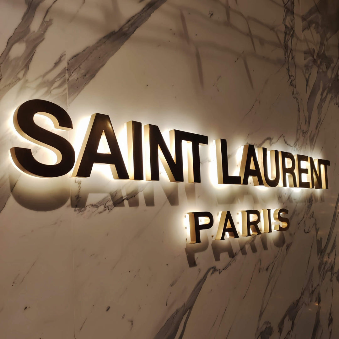 illuminated business signs metal backlit sign laser cut backlit metal sign