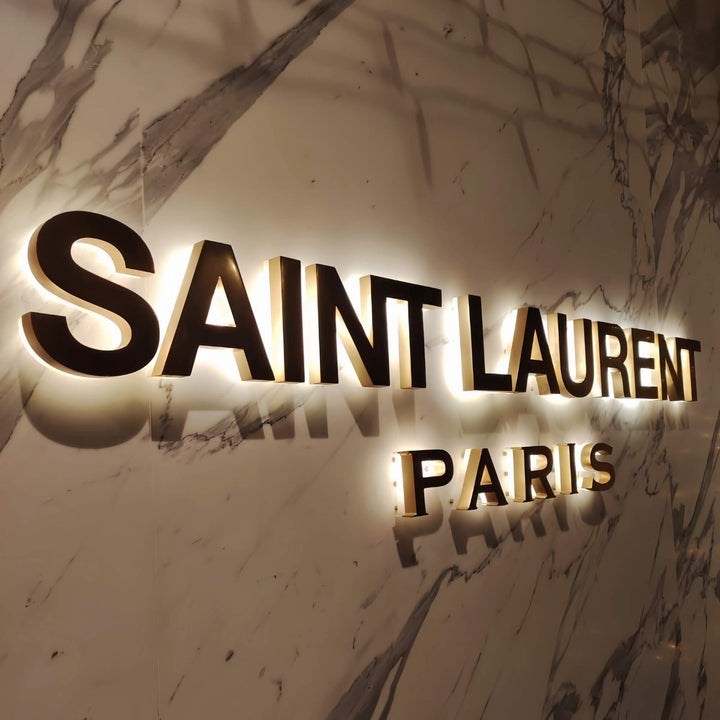 illuminated business signs metal backlit sign laser cut backlit metal sign