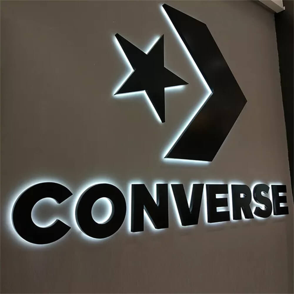 back lit sign led backlit sign custom office backlit signs
