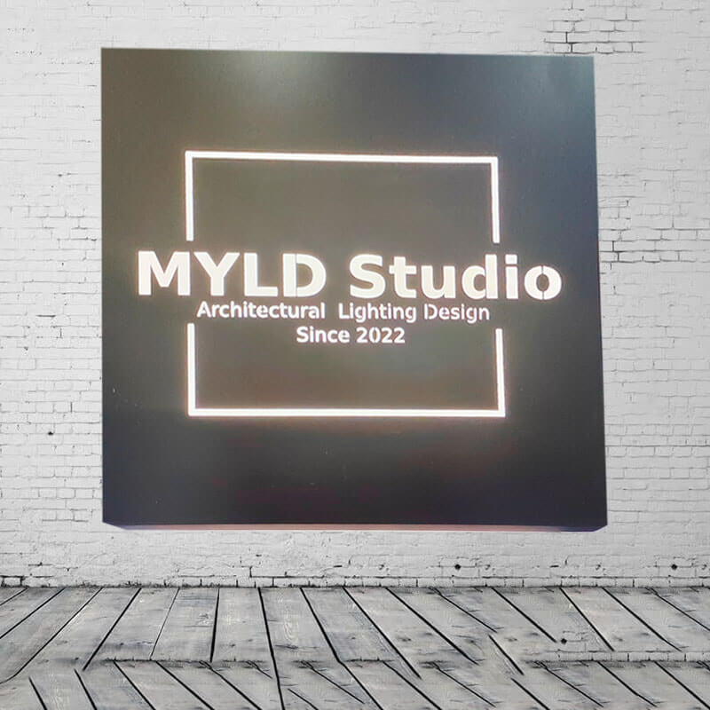 light up sign box neon box sign ultra thin portable light pad