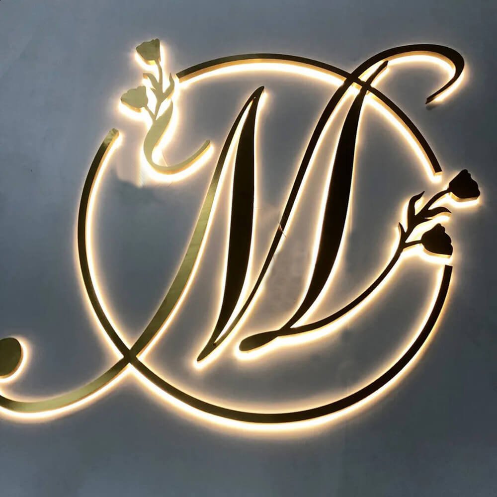 3d led backlit signs backlit acrylic logo backlit cut out sign