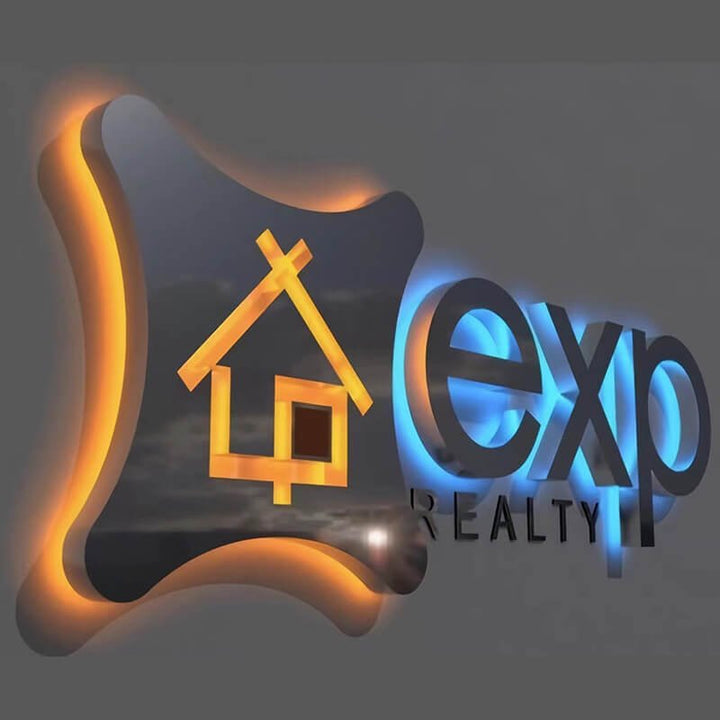 led backlit metal sign stainless steel backlit signs backlit store front sign