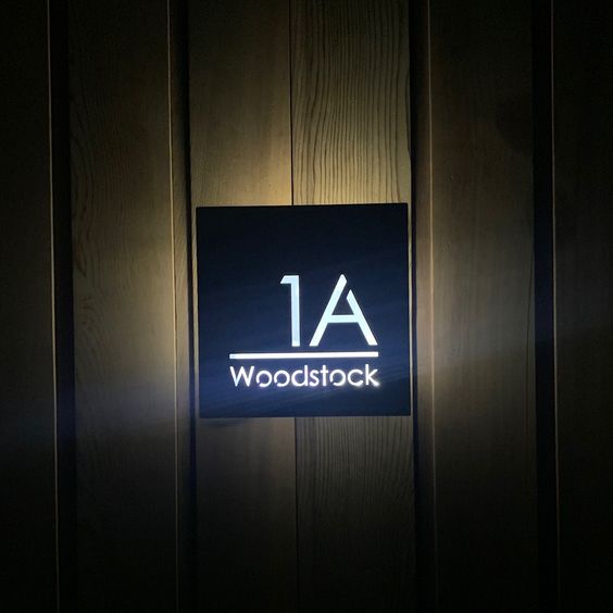big address numbers lighted address sign illuminated number signs