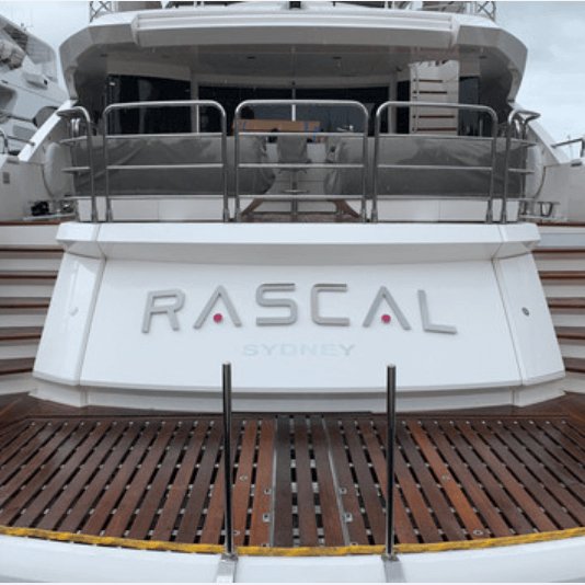 Waterproof yacht lettering designs