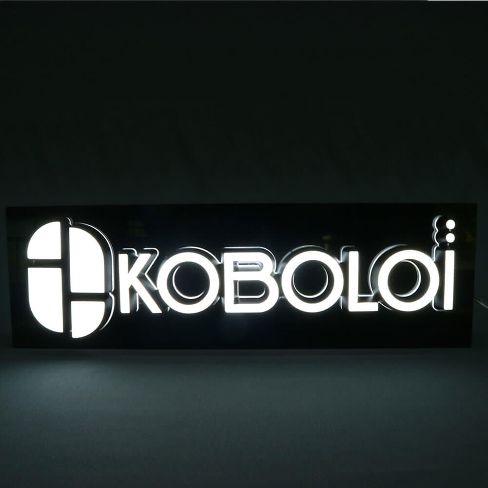 shop front led sign board backlit sign panel backlit advertising board
