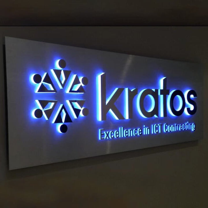 illuminated office signs halo backlit sign illuminated shop front signs