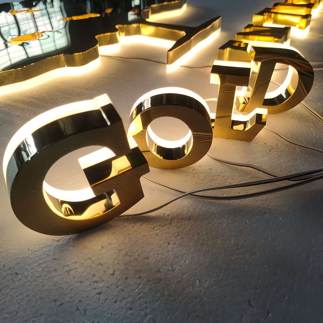 backlit custom signs backlit letter sign custom backlit signs