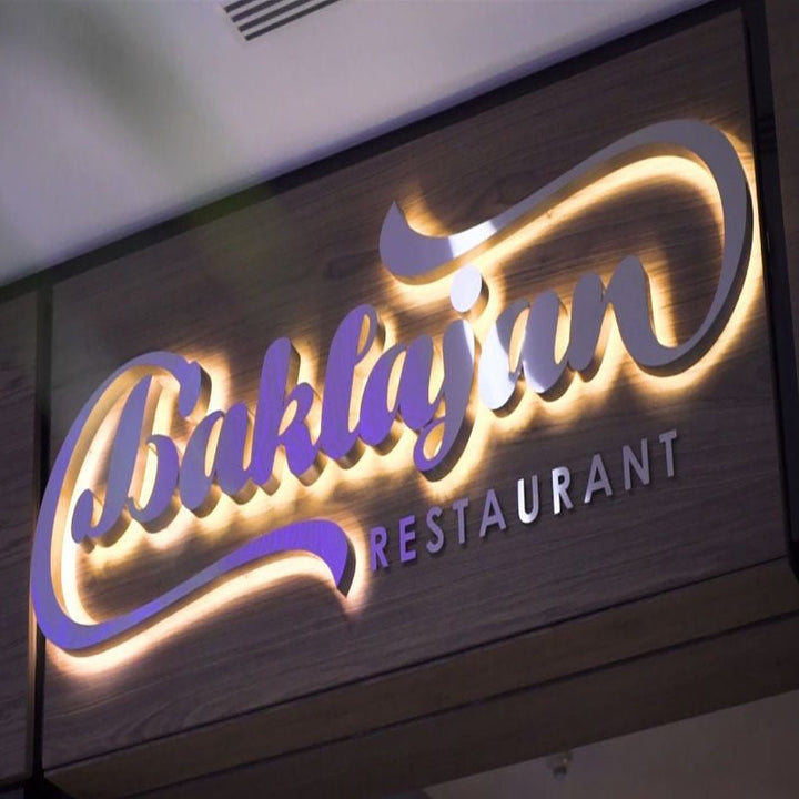 indoor business signs backlit sign boards backlit logo signage