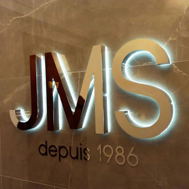 backlit metal sign diy backlit letters stainless steel backlit letters