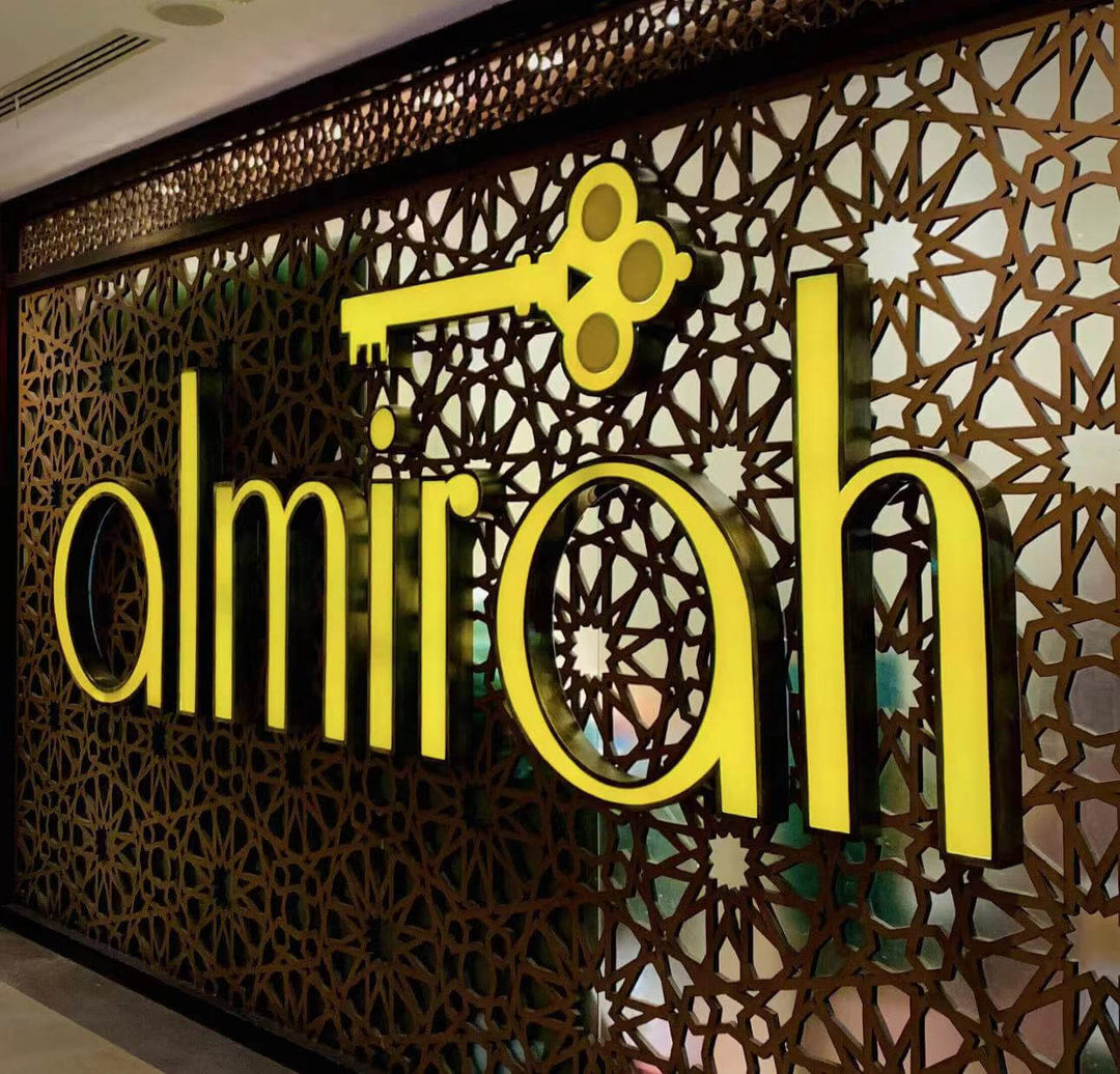 Customized 3D Front Lit Letters Shop Light Up Singboard Business Adverstising Signs Acrylic Business Sign LED Frontlit Sign - BacklitLEDsign