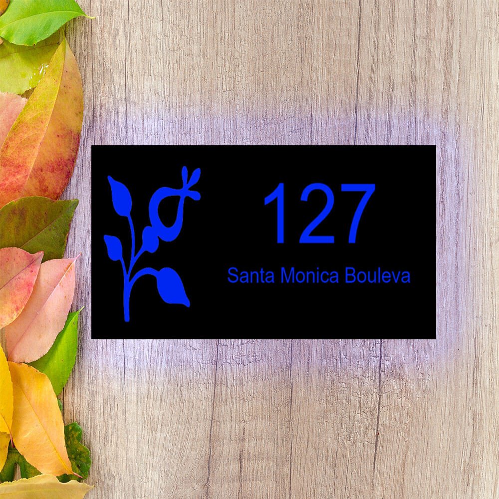 address lights for house backlit address sign backlit street numbers letters and numbers for house address