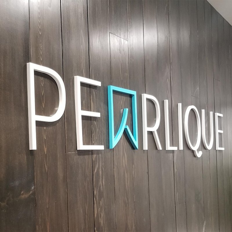 Dental Office Reception Logo acrylic signage maker near me