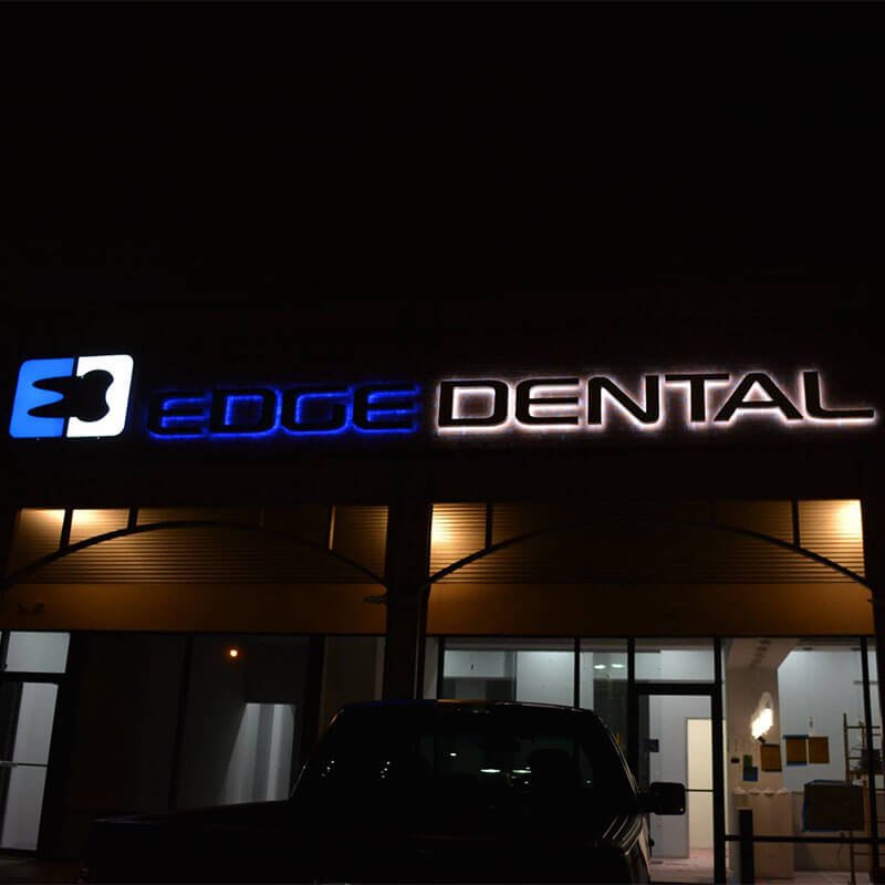 Dentist Wall Décor backlit outdoor signs lighted storefront signs