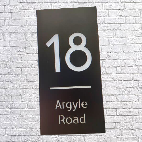 illuminated street numbers modern address numbers decorative metal plaques