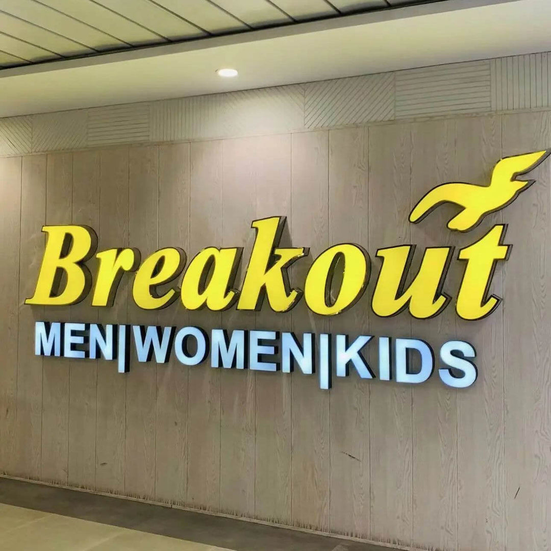 LED Illuminated Dimensional Custom Letters Store Front Channel Letters and Lit Shape Signs Personalized Shop Signs Retail Signage - BacklitLEDsign