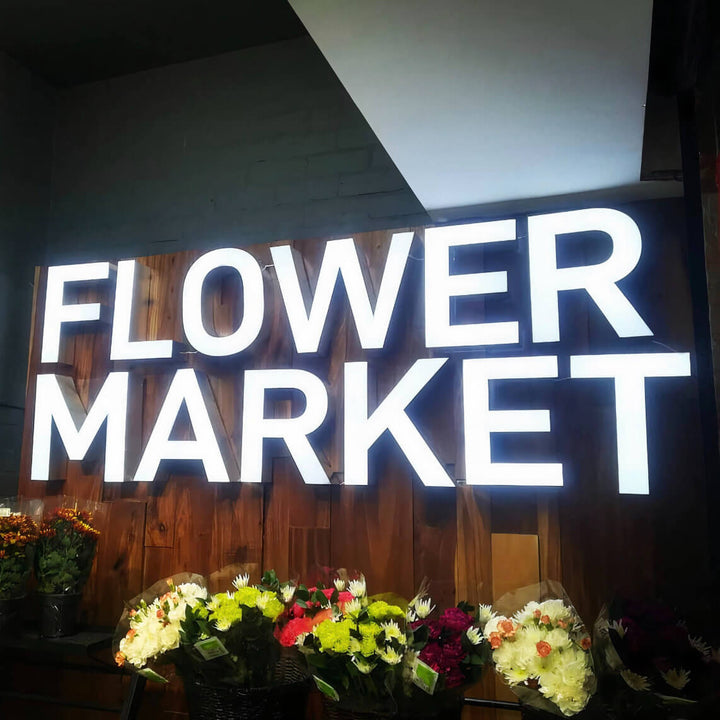LED Illuminated Dimensional Custom Letters Store Front Channel Letters and Lit Shape Signs Personalized Shop Signs Retail Signage - BacklitLEDsign