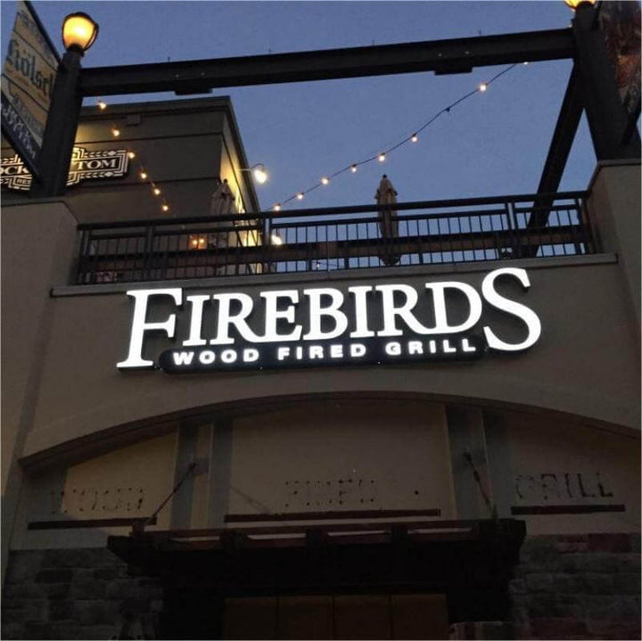 LED Illuminated Dimensional Custom Letters Store Front Channel Letters and Lit Shape Signs Personalized Shop Signs Retail Signage - BacklitLEDsign