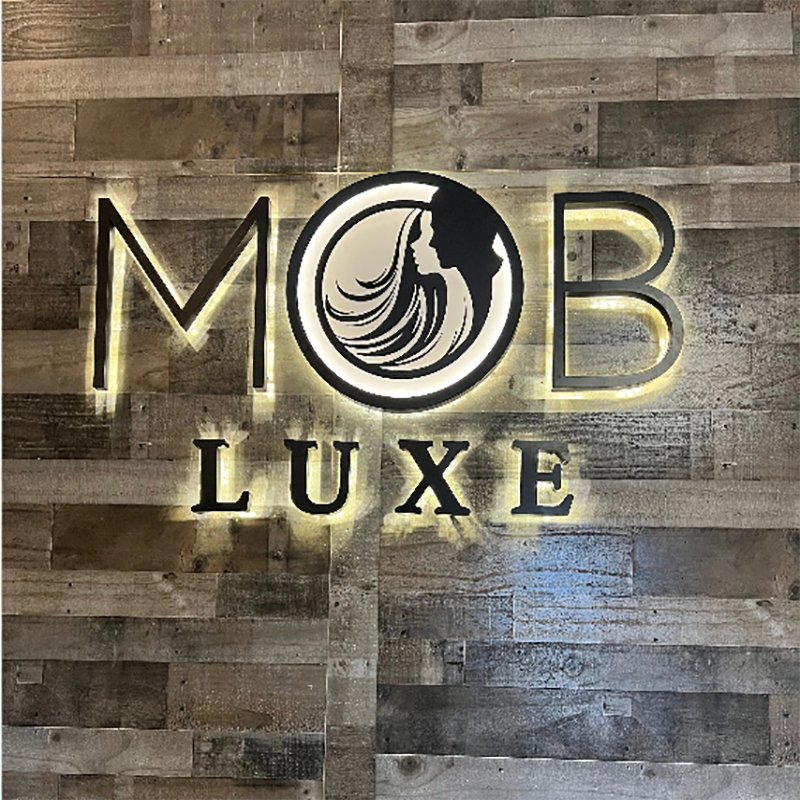backlit signage board custom backlit signage storefront sign lighting