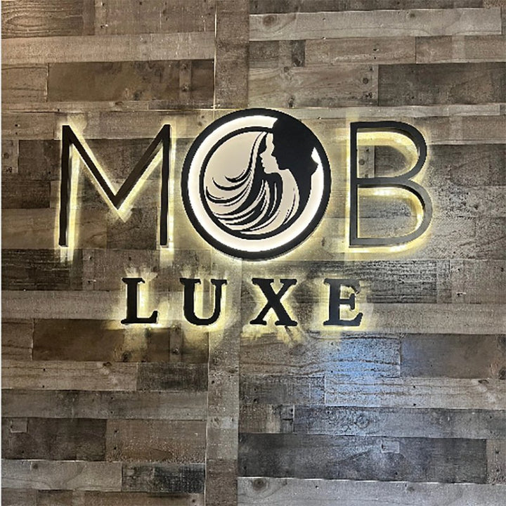 backlit signage board custom backlit signage storefront sign lighting