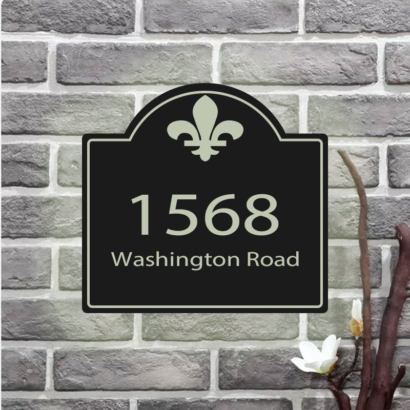 led address numbers address plaque custom metal address plaques